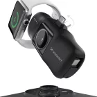 Wozinsky WF16-YCS Power Bank - 5000mAh 15W - Beépített USB-C Kábellel és Apple Watch Töltővel - Fekete
