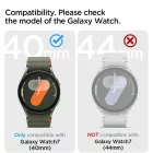 Samsung Galaxy Watch 7 (40mm) Tok és Szíj - Spigen Rugged Armor Pro - Fekete