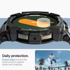 Samsung Galaxy Watch 7 (44mm) Tok és Szíj - Spigen Rugged Armor Pro - Fekete