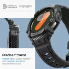 Samsung Galaxy Watch 7 (44mm) Tok és Szíj - Spigen Rugged Armor Pro - Fekete