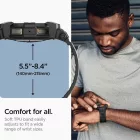Samsung Galaxy Watch 7 (44mm) Tok és Szíj - Spigen Rugged Armor Pro - Fekete