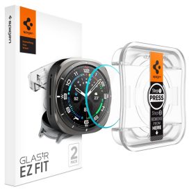   Samsung Galaxy Watch Ultra (47mm) Kijelzővédő Üvegfólia - Spigen Glas.tR EZ Fit x 2 db