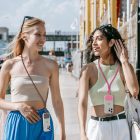 Tech-Protect C5S Crossbody Hordszíj - Narancs