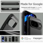 Google Pixel 9 / 9 Pro Tok - Spigen Rugged Armor - Fekete