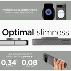 Google Pixel 9 / 9 Pro Tok - Spigen Rugged Armor - Szürke