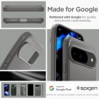 Google Pixel 9 / 9 Pro Tok - Spigen Rugged Armor - Szürke