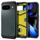 Google Pixel 9 / 9 Pro Tok - Spigen Tough Armor - Zöld