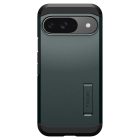 Google Pixel 9 / 9 Pro Tok - Spigen Tough Armor - Zöld