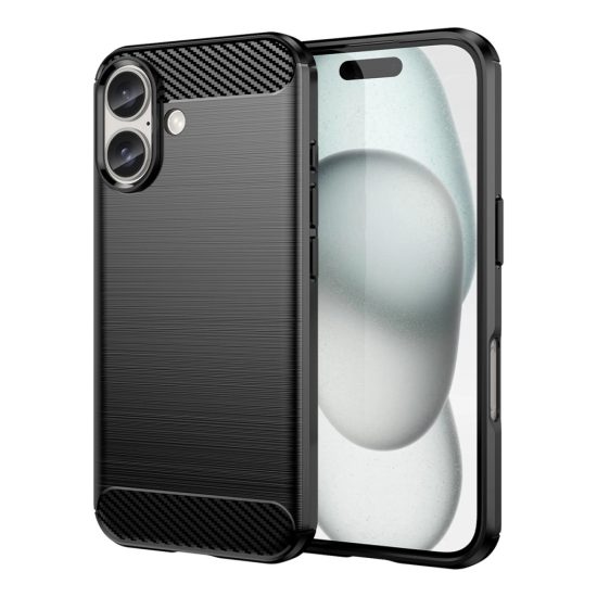 iPhone 16 Plus Tok - Carbon Case - Fekete