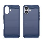 iPhone 16 Tok - Carbon Case - Kék