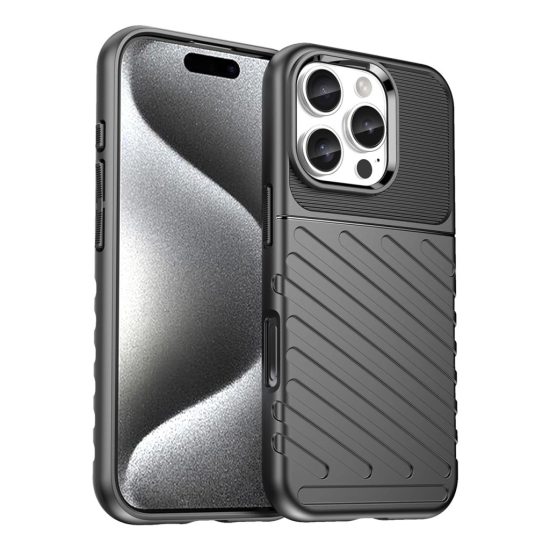 iPhone 16 Pro Max Tok - Thunder Case - Fekete