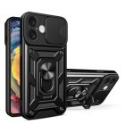 iPhone 16 Plus Tok - Hybrid Armor Camshield - Fekete