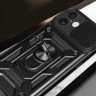 iPhone 16 Plus Tok - Hybrid Armor Camshield - Fekete