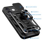 iPhone 16 Plus Tok - Hybrid Armor Camshield - Fekete