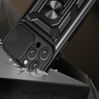 iPhone 16 Pro Tok - Hybrid Armor Camshield - Fekete
