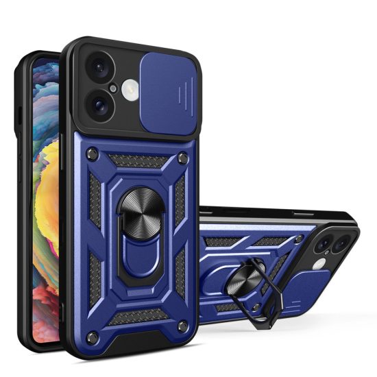 iPhone 16 Plus Tok - Hybrid Armor Camshield - Kék