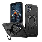 iPhone 16 Plus Tok - Hybrid Armor Trendy - Fekete