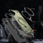 iPhone 16 Tok - Hybrid Armor Trendy - Zöld