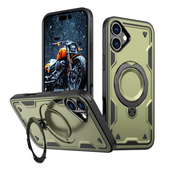 iPhone 16 Plus Tok - Hybrid Armor Trendy - Zöld