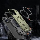 iPhone 16 Pro Tok - Hybrid Armor Trendy - Zöld