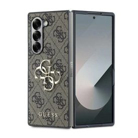 Samsung Galaxy Z Fold 6 Tok - Guess 4G Metal Logo - Barna