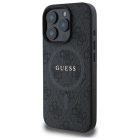 iPhone 16 Pro Max Tok - Guess 4G Ring Classic Logo MagSafe - Fekete