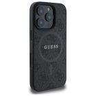 iPhone 16 Pro Max Tok - Guess 4G Ring Classic Logo MagSafe - Fekete