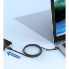 Choetech USB-C - USB-C Mágneses Kábel - 1.2m 240W PD3.1 - Fekete