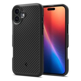 iPhone 16 Tok - Spigen Core Armor - Fekete iPhone 16 Tok - Spigen Core Armor - Fekete