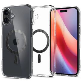 iPhone 16 Tok - Spigen Ultra Hybrid MagFit - Szénszálas iPhone 16 Tok - Spigen Ultra Hybrid MagFit - Szénszálas