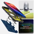 iPhone 16 Tok - Spigen Tough Armor MagFit - Navy Blue