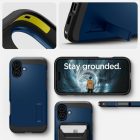 iPhone 16 Tok - Spigen Tough Armor MagFit - Navy Blue