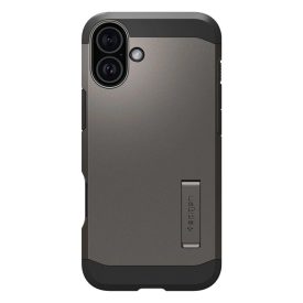 iPhone 16 Tok - Spigen Tough Armor MagFit - Gunmetal iPhone 16 Tok - Spigen Tough Armor MagFit - Gunmetal