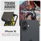iPhone 16 Tok - Spigen Tough Armor MagFit - Gunmetal