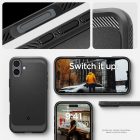 iPhone 16 Tok - Spigen Rugged Armor MagFit - Fekete