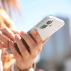 iPhone 16 Tok - Spigen Liquid Crystal - Átlátszó-Ezüst