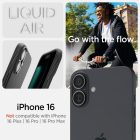 iPhone 16 Tok - Spigen Liquid Air - Fekete