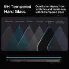 iPhone 16 Pro / 17 / 17 Pro Kijelzővédő Üvegfólia - Spigen Glas.tR EZ Fit Privacy x 2 db