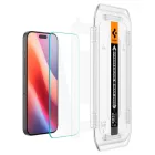 iPhone 16 Pro / 17 / 17 Pro Kijelzővédő Üvegfólia - Spigen Glas.tR EZ Fit x 2 db