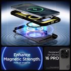 iPhone 16 Pro Tok - Spigen Slim Armor MagFit - Fekete
