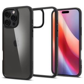 iPhone 16 Pro Tok - Spigen Ultra Hybrid - Fekete iPhone 16 Pro Tok - Spigen Ultra Hybrid - Fekete