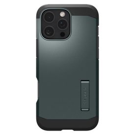 iPhone 16 Pro Tok - Spigen Tough Armor MagFit - Zöld iPhone 16 Pro Tok - Spigen Tough Armor MagFit - Zöld