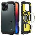 iPhone 16 Pro Tok - Spigen Tough Armor MagFit - Zöld