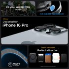 iPhone 16 Pro Tok - Spigen Rugged Armor MagFit - Fekete