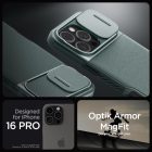 iPhone 16 Pro Tok - Spigen Optik Armor MagFit - Zöld