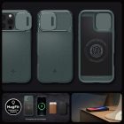 iPhone 16 Pro Tok - Spigen Optik Armor MagFit - Zöld