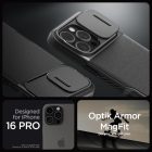 iPhone 16 Pro Tok - Spigen Optik Armor MagFit - Fekete