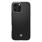 iPhone 16 Pro Tok - Spigen Enzo Aramid MagFit - Fekete