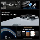 iPhone 16 Pro Tok - Spigen Enzo Aramid MagFit - Fekete