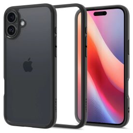 iPhone 16 Plus Tok - Spigen Ultra Hybrid - Fekete iPhone 16 Plus Tok - Spigen Ultra Hybrid - Fekete